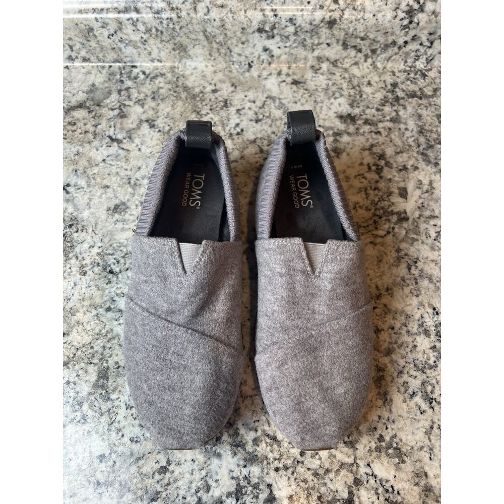 TOMS Alpargata Athletic 2.0 Slip On Gray Flannel Shoes Women’s 7 Sport Comfort - Picture 3 of 7